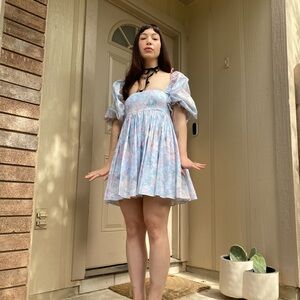 Selkie Monet Cotton Puff Dress